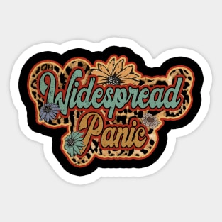 Widespread Proud Name Personalized Retro Flowers Beautiful Sticker